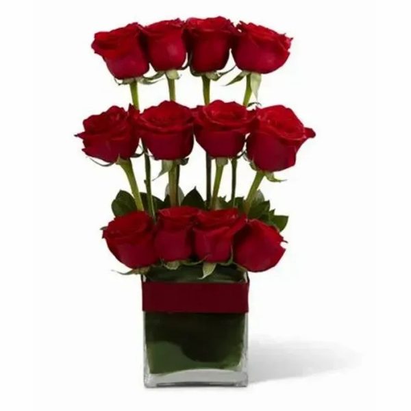 Towering Beauty Rose Arrangement